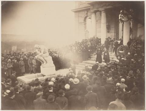 Pierre CHOUMOFF Choumoff, Discours de Séverine lors des obsèques de Rodin, 24 novembre 1917