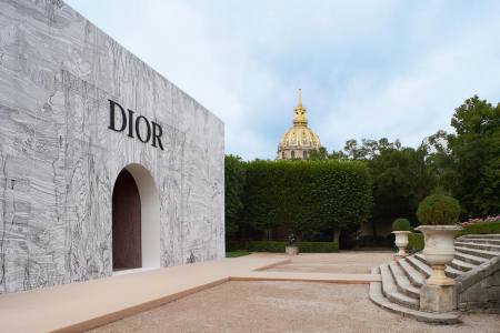 Visit of the Dior installation